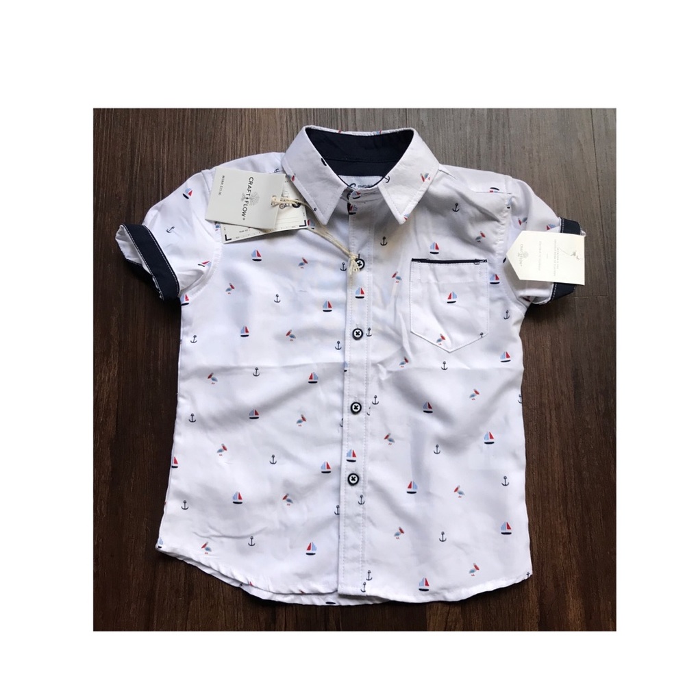 VOYAGE CRAFT FLOW TODDLER SAILOR SHIRT SIZE 3T